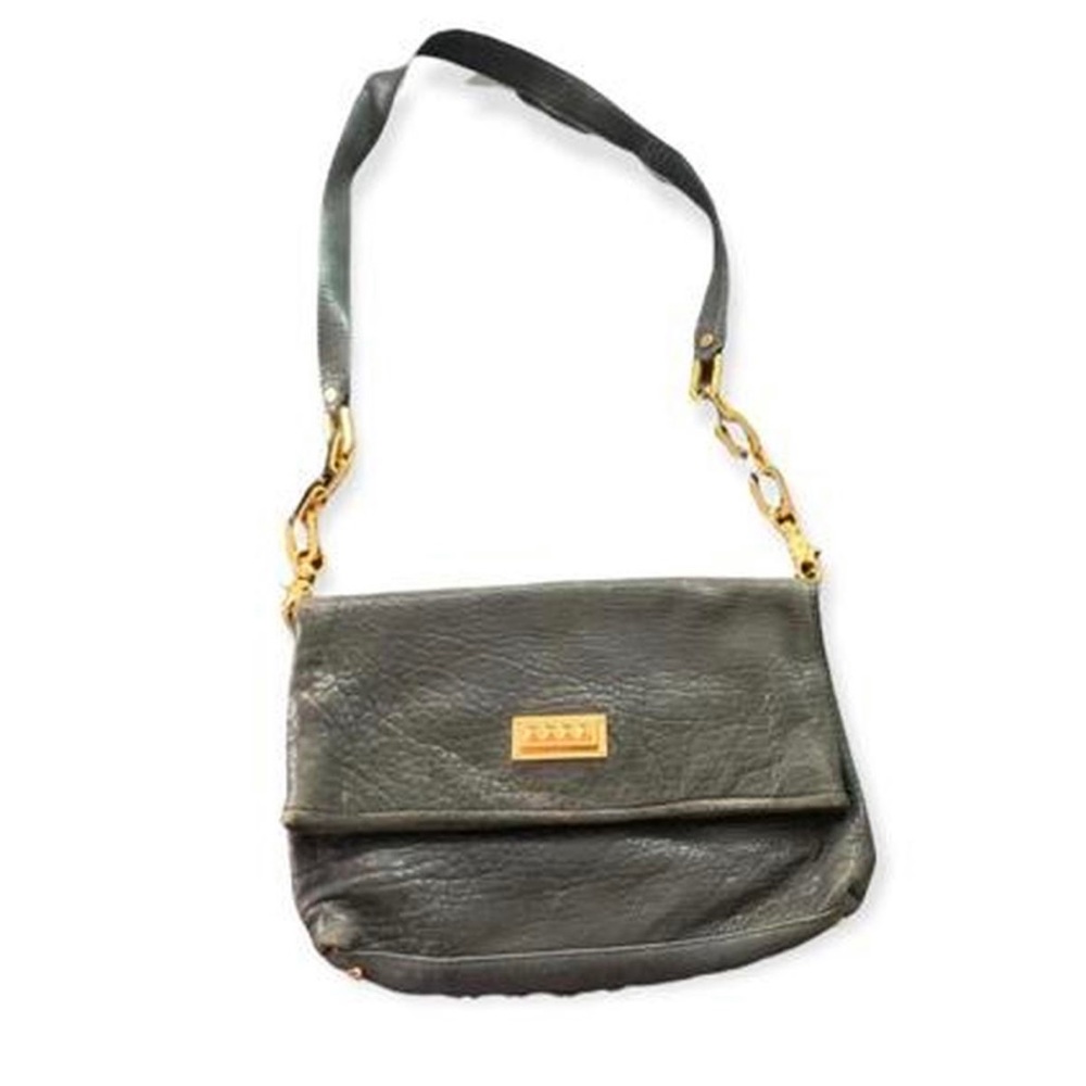 Vintage Tory Burch Large Leather Cross Body Bag